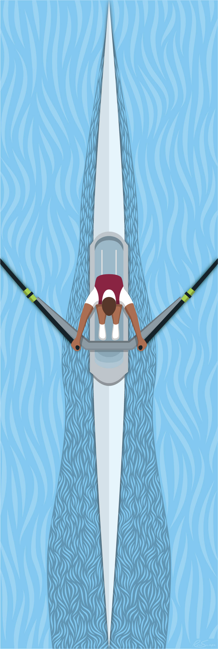 Male Sculler