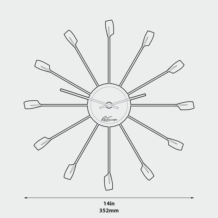 Rowing Oar Clock – RowScape