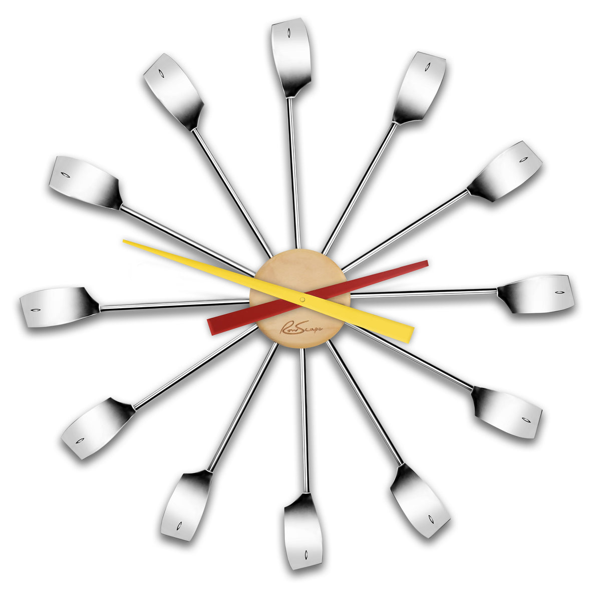 Custom Large Rowing Oar Clock – RowScape