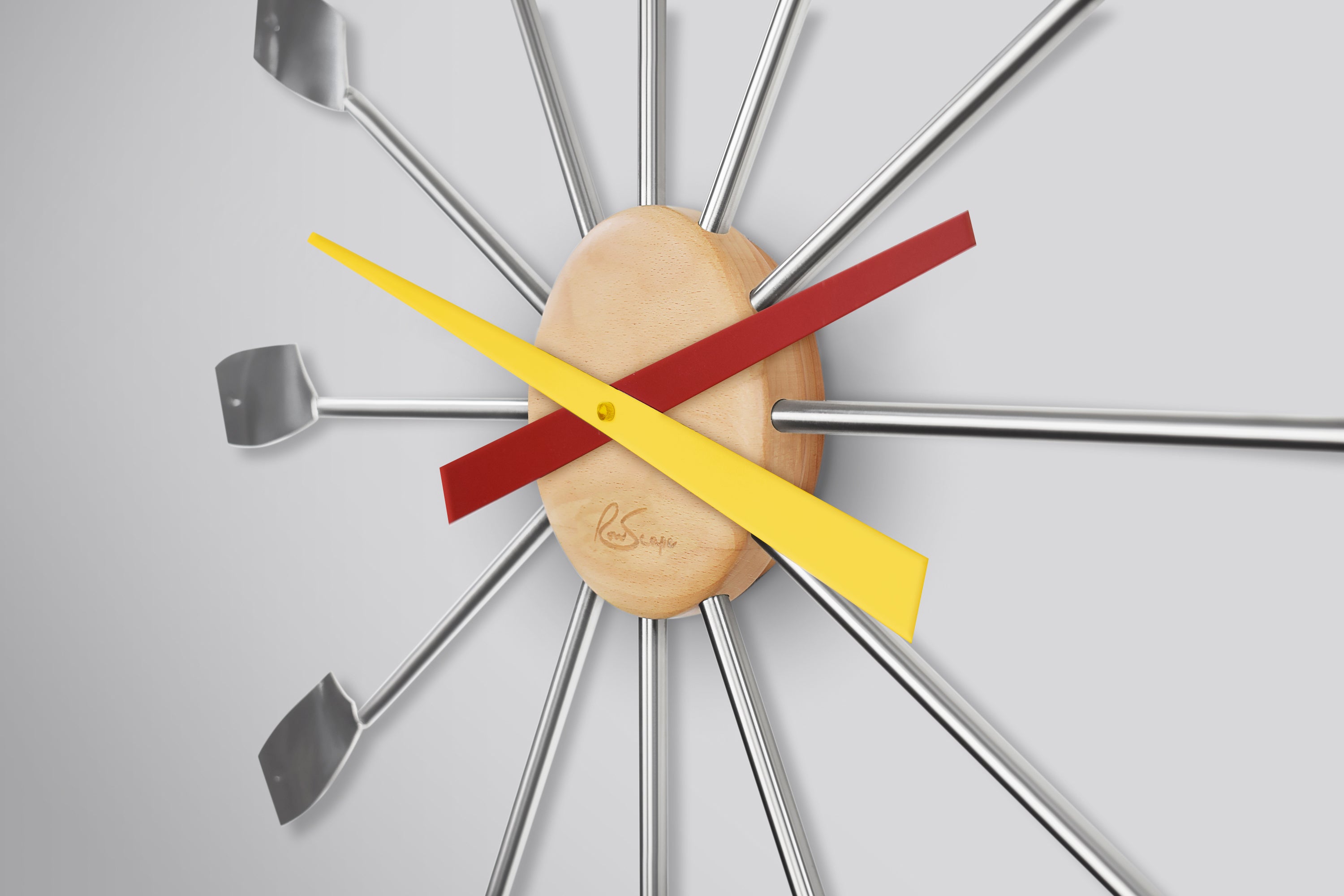 Custom Large Rowing Oar Clock – RowScape